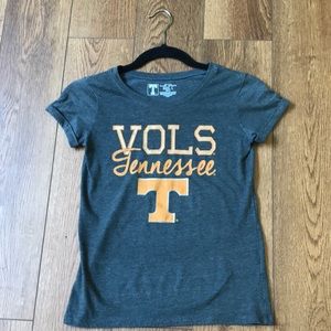 A gray UT Vols shirt with orange lettering